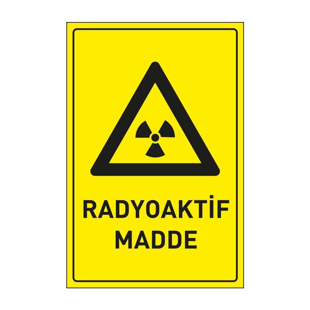Rayoaktif Madde Levhası