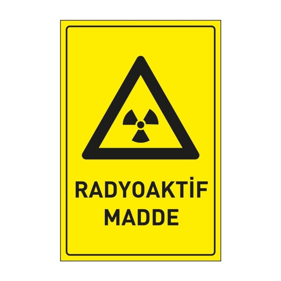Rayoaktif Madde Levhası
