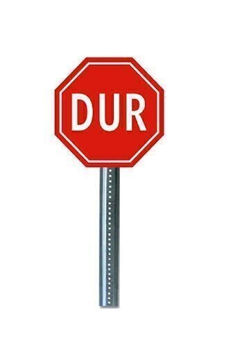 Omega Direk Birim Fiyat Trafik Levha Direği Üretimi İmalatı 3,5 Metre 3mm
