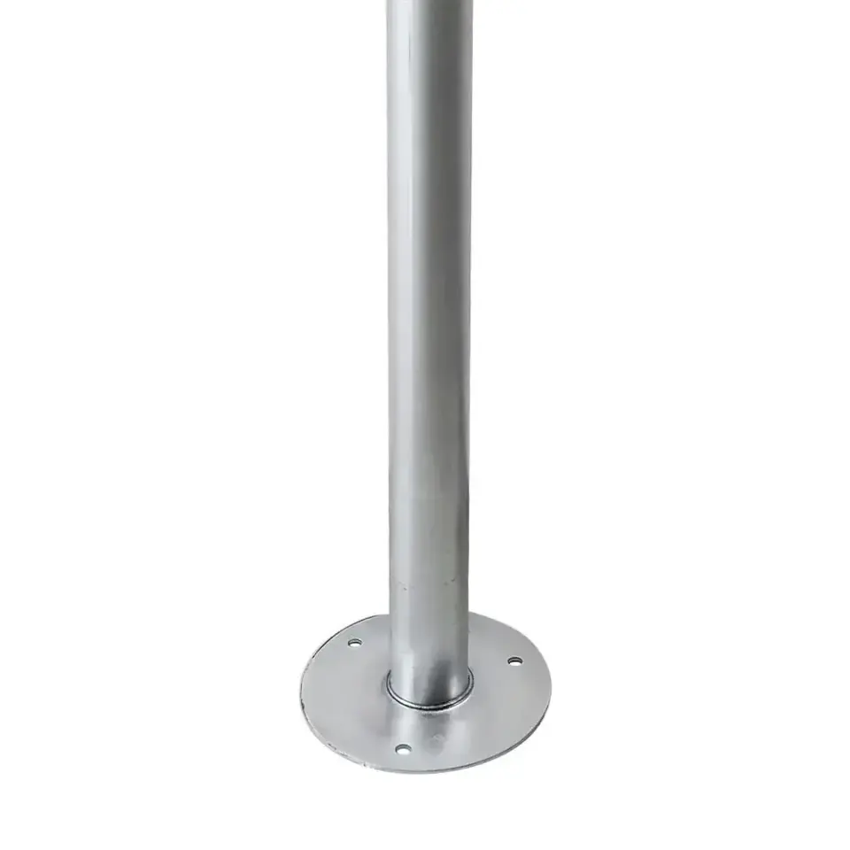 Levha Direği Galvanizli Trafik Levha Direği Otopark Aynası Direği 2,5 Metre Q60 mm