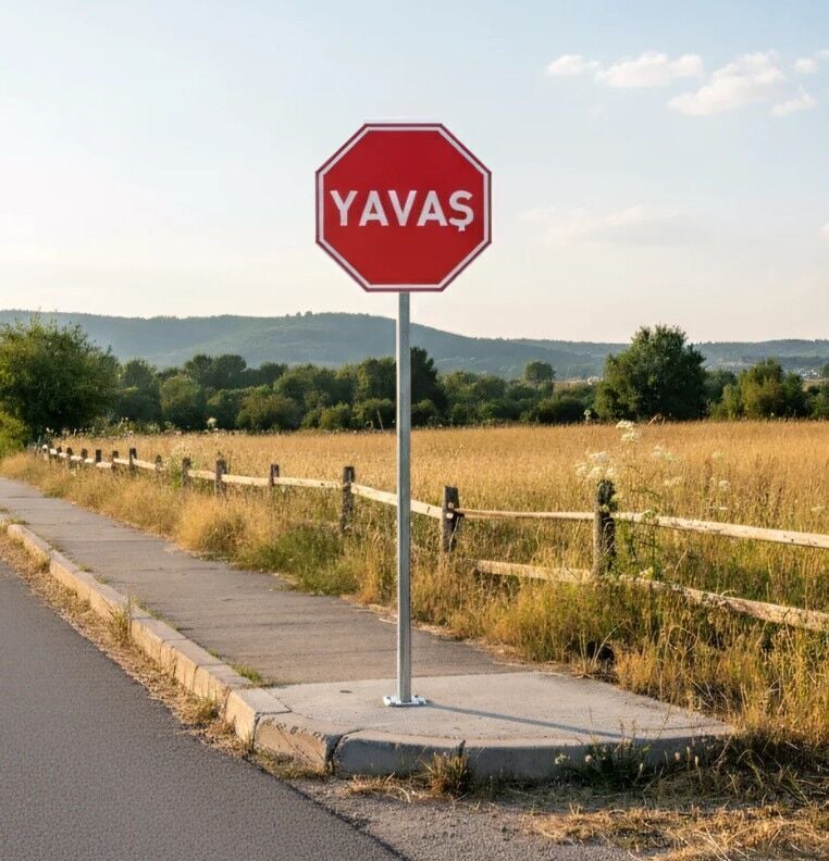 Levha Direği Galvanizli Trafik Levha Direği Otopark Aynası Direği 2 Metre Q76 mm