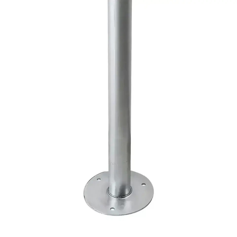 Levha Direği Galvanizli Trafik Levha Direği Otopark Aynası Direği 2,5 Metre Q76 mm