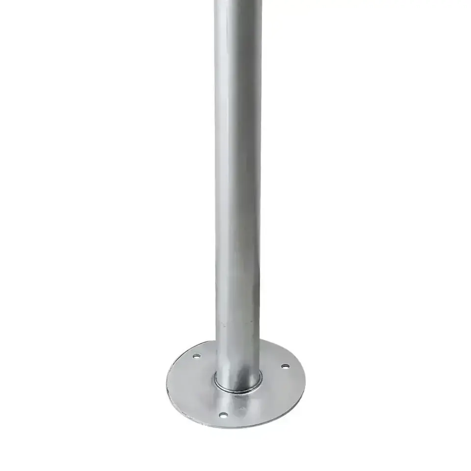Levha Direği Galvanizli Trafik Levha Direği Otopark Aynası Direği 3 Metre Q76 mm