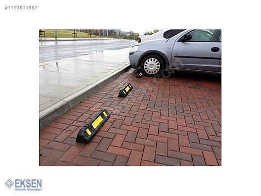 Kauçuk Stoper  Kauçuk Araç Durdurucu Kauçuk Otopark Stoperi 60 cm(2li)
