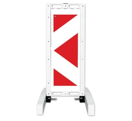Katlanır Uyarı Levhalı Bariyerler