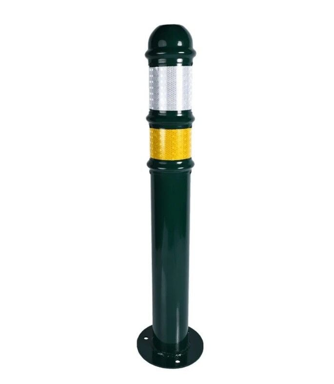 Ø89 mm Boru Sabit Direk - Yeşil-Siyah Metal Duba