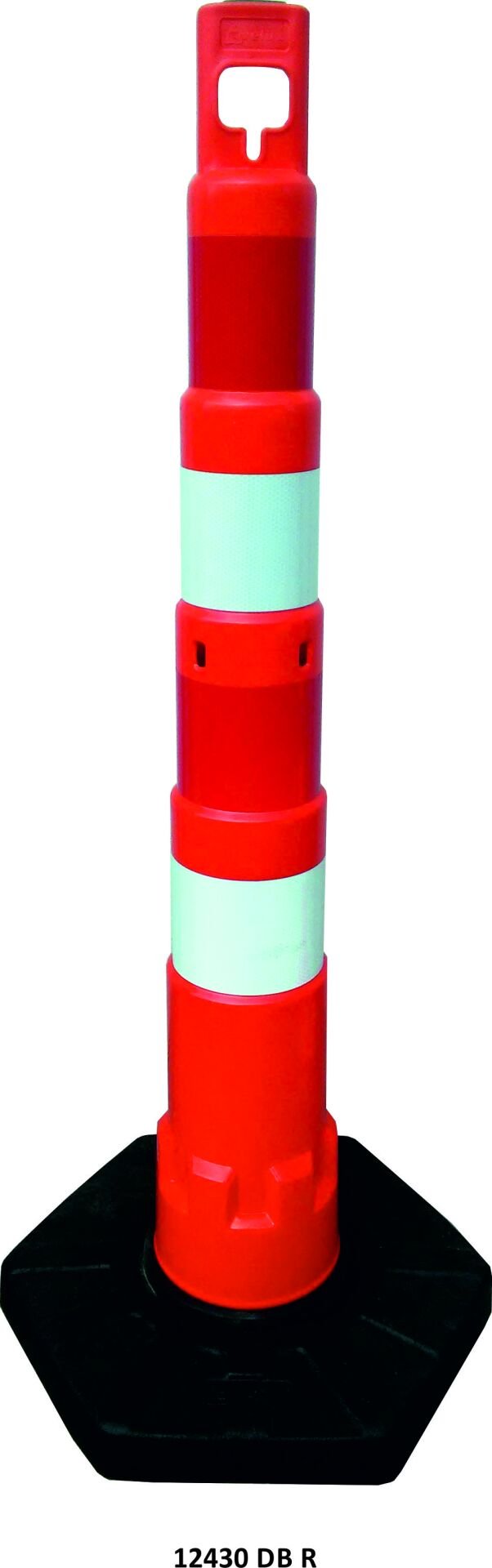 Kauçuk Tabanlı Emniyet Dikmesi Plastik Ağırlıklı Yol Dikme Trafik Yol Uyarı Dikmesi Fiyatı