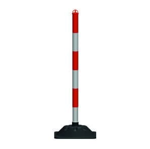 Kauçuk Tabanlı Emniyet Dikmesi Plastik Ağırlıklı Yol Dikme Trafik Yol Uyarı Dikmesi Fiyatı