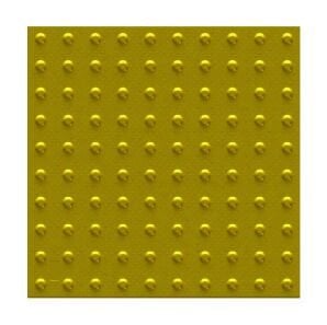 Görme Engelli Yürüme Yüzeyleri ,Yürüme işaretlemeleri Uyarıcı Tip (Sarı) 58x58 cm