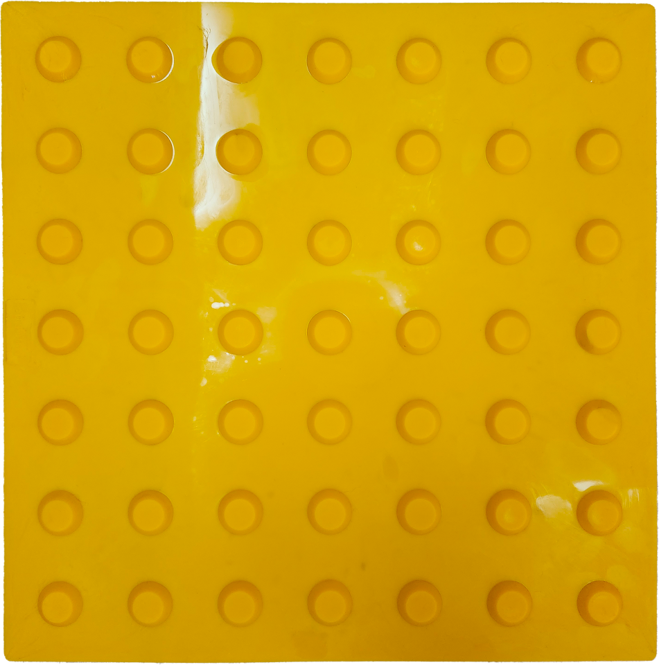 Görme Engelli Yürüme Yüzeyleri ,Yürüme işaretlemeleri Uyarıcı Tip (Sarı) 30x30 cm