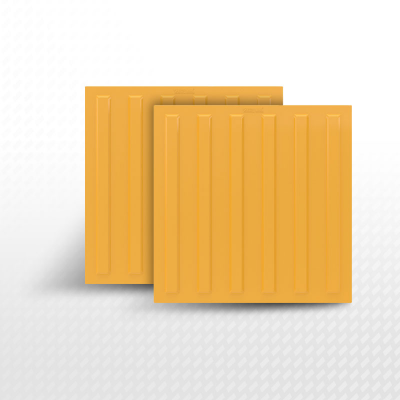 Hissedilebilir Yüzey Görme Engelli Yürüme Yüzeyleri Klavuz (Sarı) 40x40cm